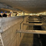 Vista del depósito subterráneo construido en Iurreta. FOTO: Consorcio de  Aguas Bilbao Bizkaia