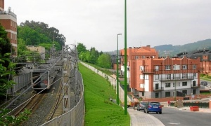 Imagen parcial del barrio de Aiboa, en Getxo.