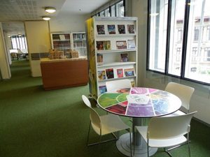 Espacio de lectura fácil. FOTO: Diputación Foral de Bizkaia.