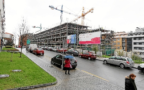 Imagen de la promoción de viviendas protegidas en la zona de Alango, en Getxo. FOTO: Archivo