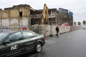 Imagen del edificio derribado en Santurtzi. FOTO: Archivo