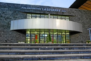 Vista parcial del polideportivo Lasesarre de Barakaldo. FOTO: Ayuntamiento de Barakaldo