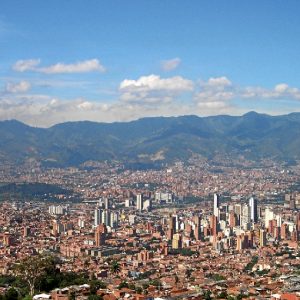 Panorámica de Medellín, ciudad premiada con el Lee Kuan Yew.