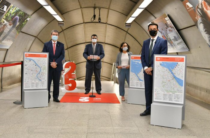 El Metro Bilbao estrena nuevos mapas de distrito