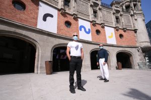 'La llave del alma', en la pared Azkuna Zentroa